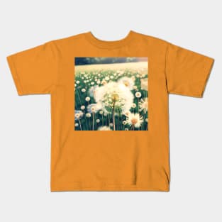 Dandelion Field Kids T-Shirt